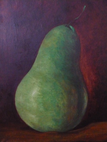 190 Hruška / Pear / 35 x 45 cm / olej na plátně / oil on canvas