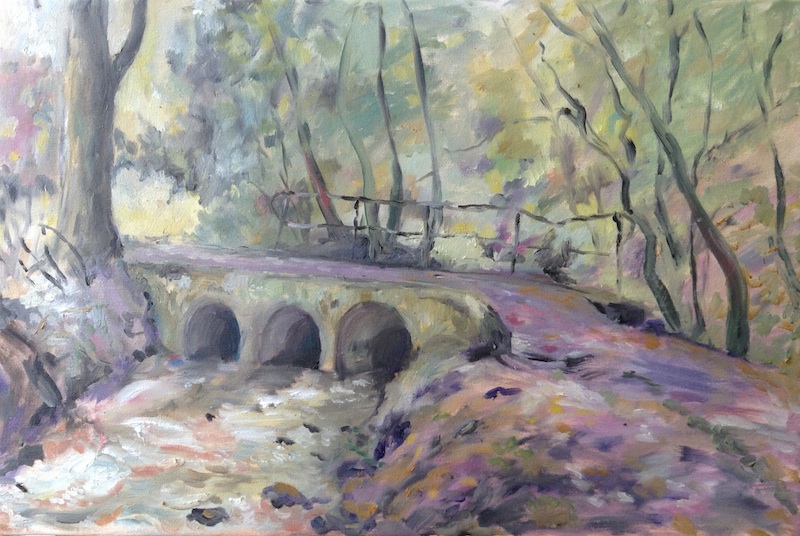 355 Tiché údolí / Silent Valley 40 x 60 cm / olej na plátně / oil on canvas
