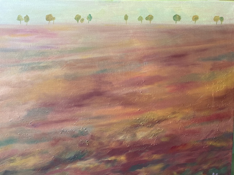 418 Esence podzimní krajiny / Autumn`s essence / 42 x 57 cm / olej na plátně / oil on canvas