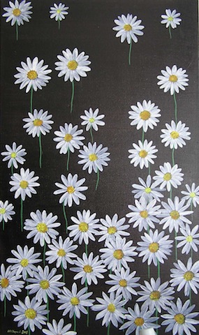 39 Kopretiny / Daisies / 50 x 80cm / olej na plátně / oil on canvas